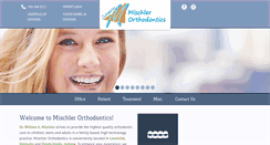 Desktop Screenshot of mischlerortho.com